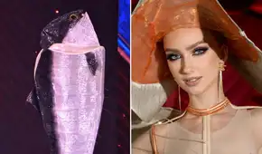 Miss Noruega causa furor en redes tras lucir llamativo traje de salmón en Miss Universo 2025