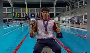 Triunfo peruano: Zacarías Rivera, promesa y esperanza de la natación
