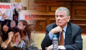 Docentes del Sutep protestan dentro del Congreso contra Rospigliosi por votación de ley de pensiones