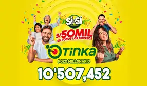 Sorteo de La Tinka HOY, domingo 23 de noviembre de 2025: premios, jugada ganadora y Pozo Millonario