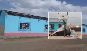 Puno: estudiantes reciben clases en el patio tras destechado de aulas y padres exigen nueva infraestructura