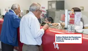 Perú es ampliamente superado por Chile en ranking mundial de sistema de pensiones de Mercer: es el penúltimo de Latinoamérica Perú es ampliamente superado por Chile en ranking mundial de sistema de pensiones de Mercer: es el penúltimo de Latinoamérica