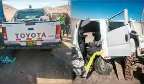 Arequipa: triple choque en la Panamericana Sur deja siete heridos
