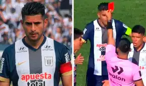 Revelan qué puso el árbitro en su informe sobre la expulsión de Carlos Zambrano con Alianza Lima: "Es una conducta antideportiva"