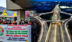 Afectados por el Anillo Vial en SJL denuncian agresiones y arbitrariedades en proceso de desalojo por parte del MTC