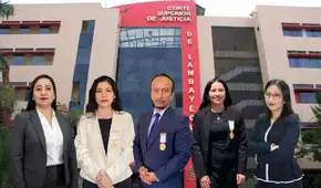 Junta Nacional de Justicia oficializa nombramiento de cinco magistrados para la Corte Superior de Justicia de Lambayeque