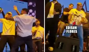 ¡Siguen las celebraciones en la ‘U’! Edison Flores le sigue los pasos a Christian Domínguez y sorprende con sus movimientos