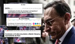 Martín Vizcarra, ex presidente de Perú, fue sentenciado a 14 años de cárcel y así reaccionó la prensa internacional Martín Vizcarra, ex presidente de Perú, fue sentenciado a 14 años de cárcel y así reaccionó la prensa internacional