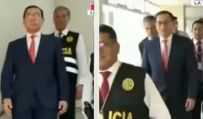 Martín Vizcarra es trasladado a carceleta del Poder Judicial a la espera de ser clasificado a un penal Martín Vizcarra es trasladado a carceleta del Poder Judicial a la espera de ser clasificado a un penal