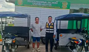 Cae 'Macano' con dos mototaxis robados en Iquitos: vehículos estaban escondidos en su vivienda