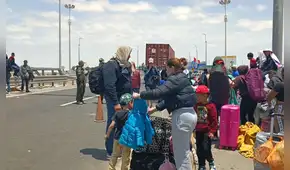 Frontera Perú - Chile en crisis: migrantes impiden el tránsito y Gobierno de Jerí responde con operativo especial