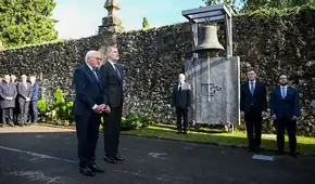 España: presidente de Alemania visita ciudad bombardeada por nazis y rinde homenaje a sus víctimas