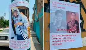 Aparecen afiches con rostros de presuntos extorsionadores en postes de SJL: "Sicariato nunca más"