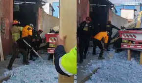 Joven trabajador perdió la vida tras caerle planchas de vidrio sobre su cuerpo en Huancayo