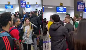 Hinchas brasileños quedaron varados en el aeropuerto del Cusco tras cancelación de vuelos rumbo a Lima Hinchas brasileños quedaron varados en el aeropuerto del Cusco tras cancelación de vuelos rumbo a Lima