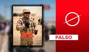 Este video no muestra a un militar que se dirija al presidente Jerí ni que rechace el ingreso de migrantes irregulares desde Chile al Perú: fue generado con IA