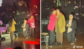 Lita Pezo ayuda a un fan a pedirle matrimonio a su pareja en medio del escenario