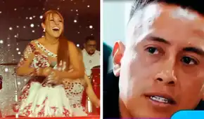 Magaly Medina presume de ser la madrina de La Bella Luz y le saca pica a Christian Cueva: “¿Cómo te quedó el ojo?” Magaly Medina presume de ser la madrina de La Bella Luz y le saca pica a Christian Cueva: “¿Cómo te quedó el ojo?”