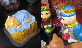 Joven queda en shock al encontrar nacimiento 'gatuno' de Navidad y redes estallan: “Para los cat-ólicos”