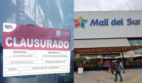 Cierran Mall del Sur temporalmente: Municipalidad de San Juan de Miraflores detectó riesgo por cables expuestos