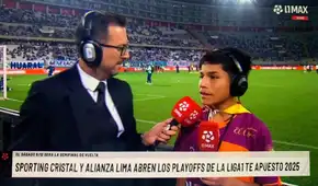 'Pol Deportes' cumplió su más grande sueño: joven talento es parte de la transmisión del Sporting Cristal vs Alianza Lima