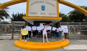 Lambayeque: alumnos de la UNPRG exigen fin de la huelga de docentes y reinicio de clases