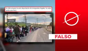 Este video no muestra una caravana migrante en la frontera Perú-Chile: fue grabado en México en octubre