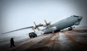 Al menos 7 muertos tras choque de avión de transporte militar ruso An-22 durante vuelo de prueba