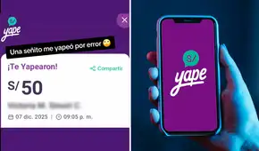 Peruano recibió transferencia de Yape por error y no dudó en devolverla: "Tranquila, aún hay gente honrada"