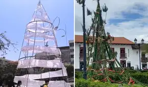 Tras polémica en Chiclayo, peruana muestra árbol navideño de Chachapoyas y redes estallan: "¿Hay concurso?"