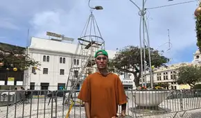 Tiktoker Jordy Rioja sobre el polémico árbol navideño de Chiclayo: “Demuestra cómo está la ciudad”