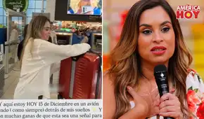 Ethel Pozo se va del país tras ausentarse de ‘América hoy’: "(Como siempre) detrás de mis sueños"