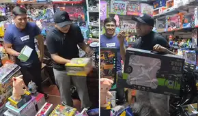Emprendedor peruano se emociona y dona decenas de juguetes por Navidad: "Quien ayuda, Dios le multiplica"