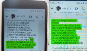 Fiscal de Lima Norte denuncia que es amenazada de muerte a través de mensajes de WhatsApp por internos de Lurigancho: "Ya tuve un atentado"