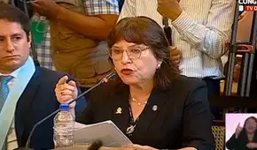 Delia Espinoza denuncia dictadura congresal: "Hay un estado despótico que solo obedece a decisiones personales"