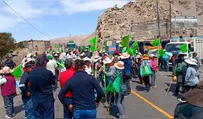 Arequipa: agricultores rechazan proyectos mineros de Tía María y La Tapada