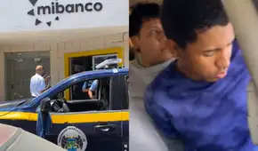 Tres sujetos son capturados por la PNP cuando asaltaban red de agencias Mibanco en Huaral