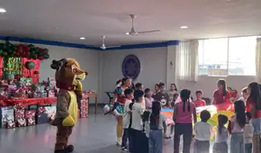 Corte de Piura comparte espíritu navideño con sus integrantes más pequeños