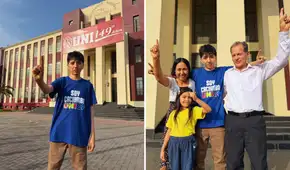 Con solo 16 años, joven de Carabayllo ingresó a la UNI con el mejor puntaje y al primer intento: "Estudiaba hasta las 12:00 a.m."