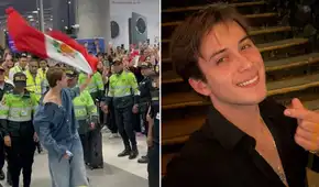 Cantante Alejandro Aramburú regresa a Perú tras debutar en Santos Bravos, la boyband latina de HYBE, y desata furor en aeropuerto