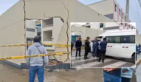 Lambayeque: combi se estrella contra colegio y escolares se salvan de milagro