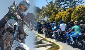 Arequipa: motociclistas dan último adiós a joven que habría sido asesinado; el sospechoso está detenido