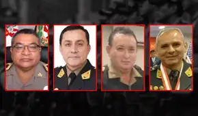 Dan de baja a 4 tenientes generales y a 21 generales de la Policía Nacional