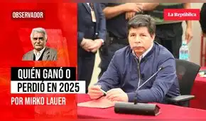 Quién ganó o perdió en 2025, por Mirko Lauer