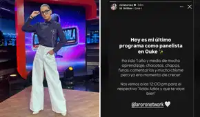 Ric La Torre anuncia su sorpresiva salida de Ouke tras más de un año y medio como panelista: "Ya era momento de crecer"