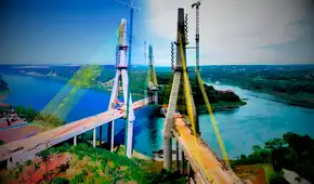 El nuevo puente de 760 metros que une 2 países comerciales de América Latina mejorará el tránsito fronterizo: costó US$343 millones