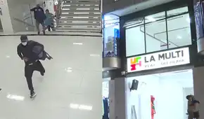 Delincuentes roban S/200,000 a cambista en galería de Gamarra luego de encañonarlo y golpearlo