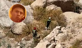 Arequipa: hallan cuerpo de joven en quebrada tras 18 días de intensa búsqueda