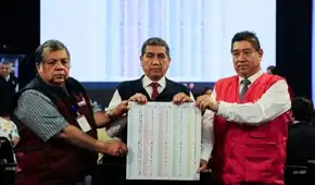 ONPE presenta diseño de la cédula de votación para las Elecciones 2026