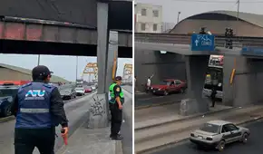 Mujer muere tras caer de un puente y ser arrollada por bus del Metropolitano en la avenida Alfonso Ugarte